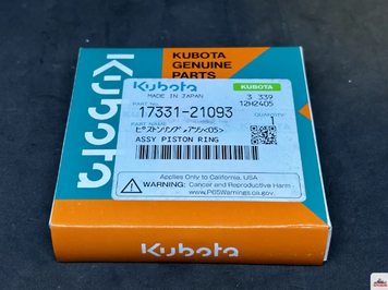 Кільця поршневі +0.50 Kubota D1703 607-1-2031 фото