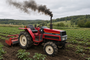 Чёрный дым из выхлопной трубы Yanmar: форсунки, воздушный фильтр или топливный насос? фото